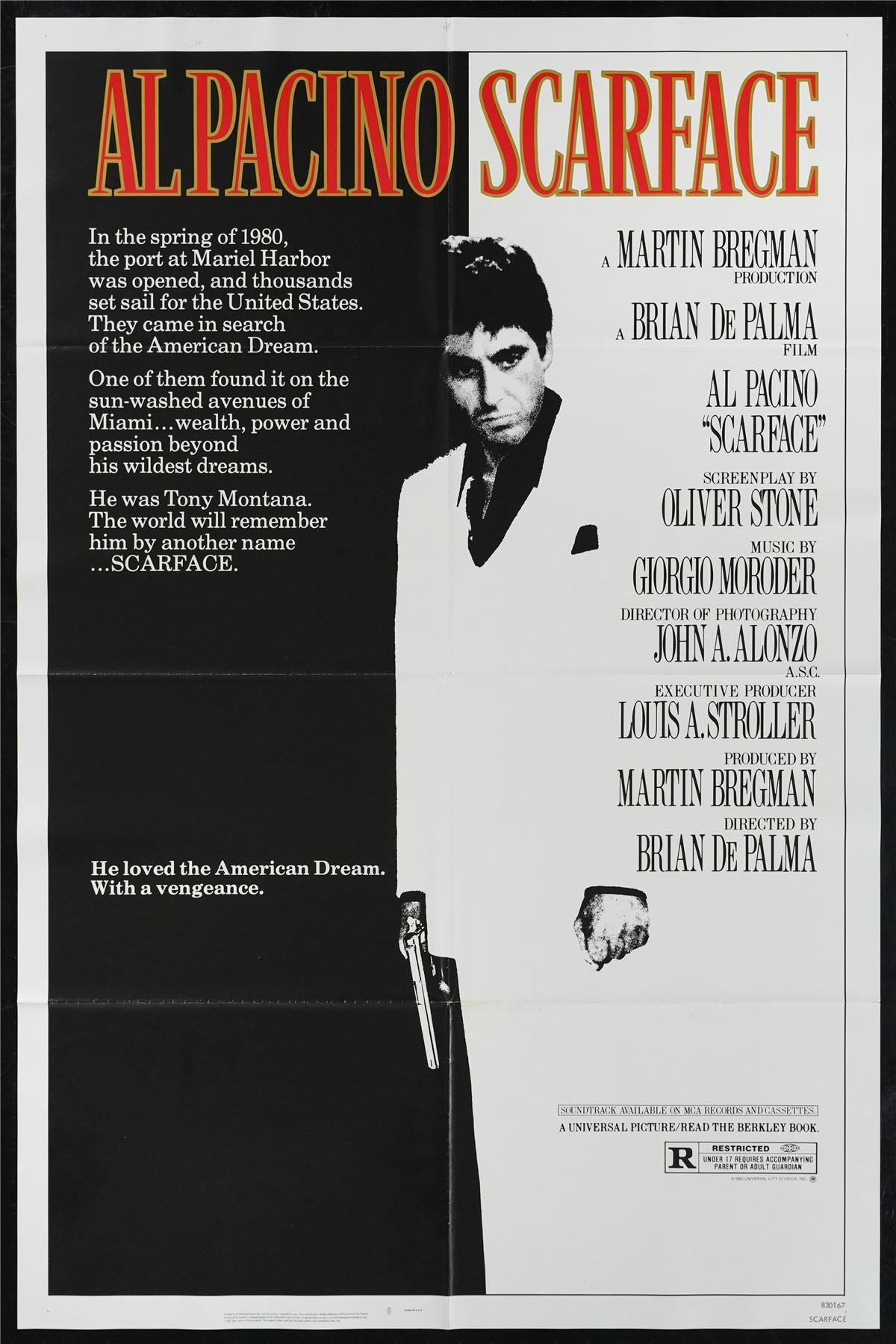 Original Scarface movie poster
