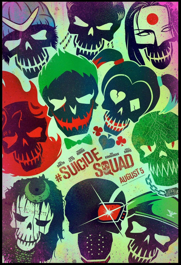 Original Suicide Squad movie poster