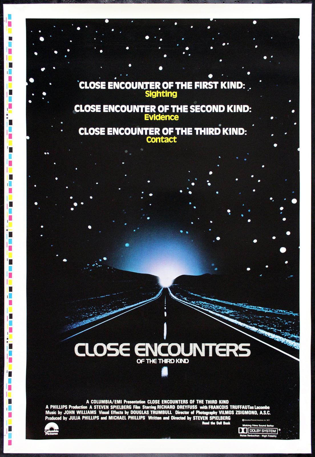 Original Close Encounters of the Third Kind movie poster