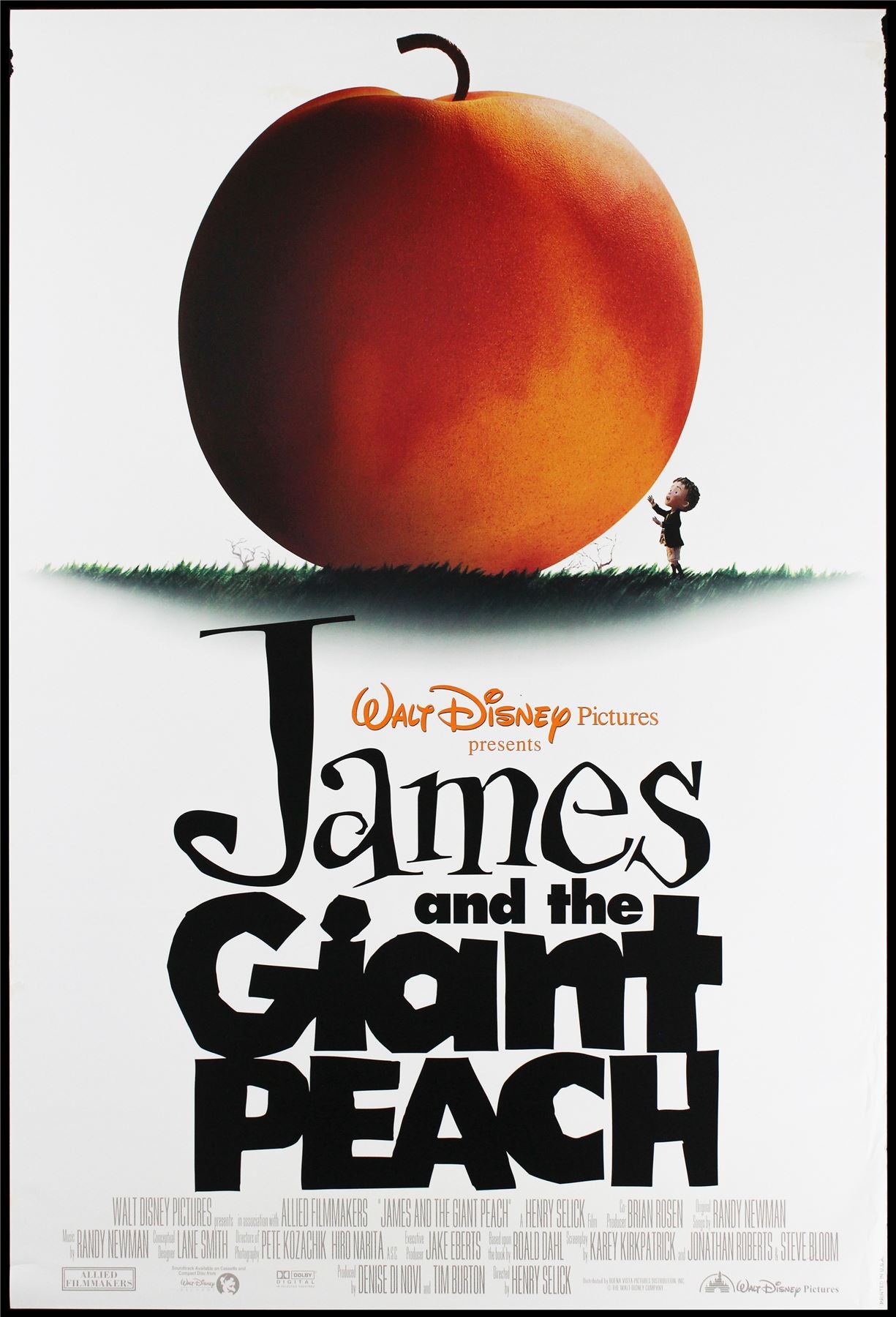 Original James and the Giant Peach movie poster