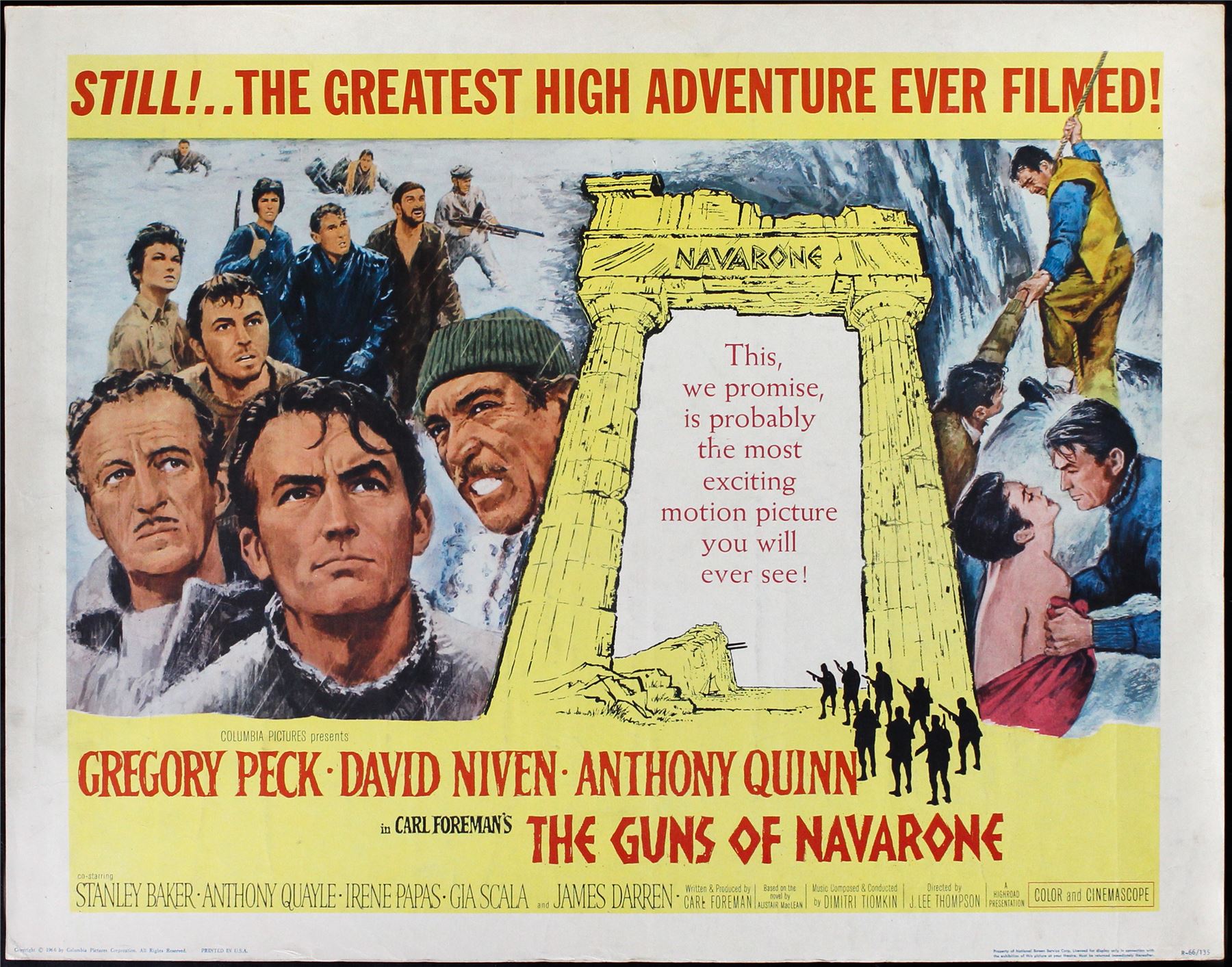 Original The Guns Of Navarone movie poster