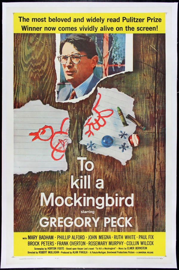 Original To Kill a Mockingbird movie poster