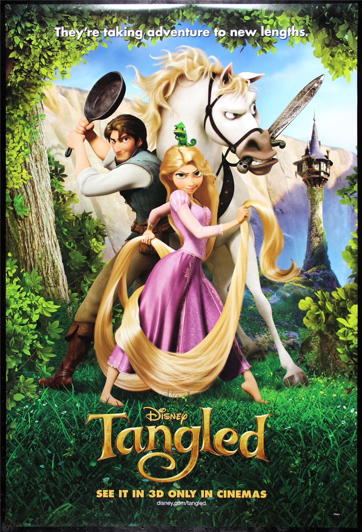 Original Tangled movie poster