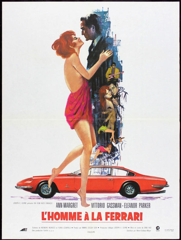 Original L'Homme à la Ferrari movie poster