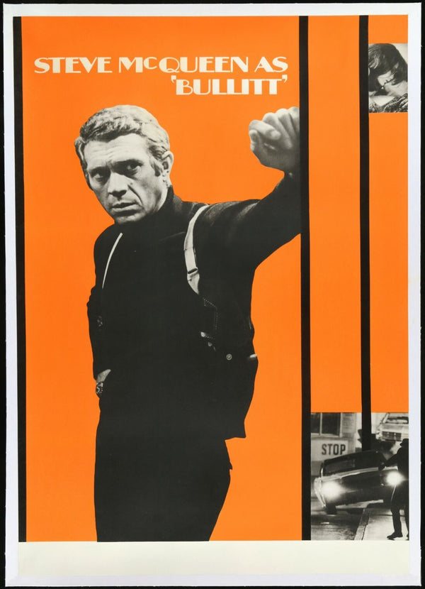 Original Bullitt movie poster