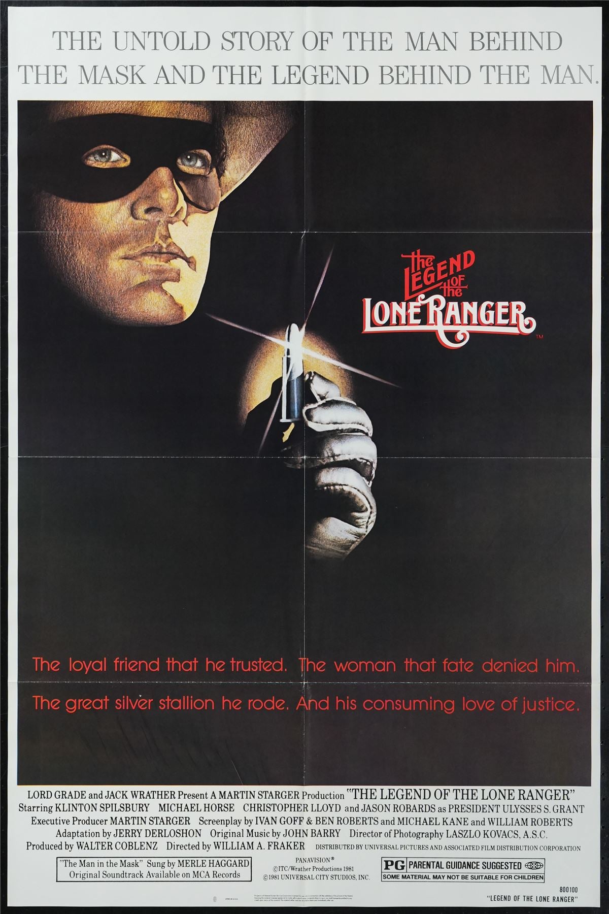 Original The Legend of the Lone Ranger movie poster
