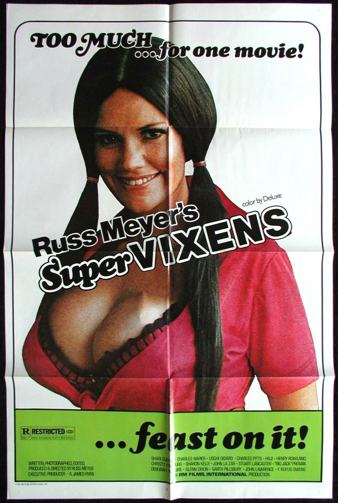Original Super Vixens movie poster