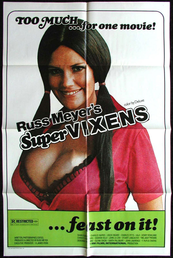 Original Super Vixens movie poster