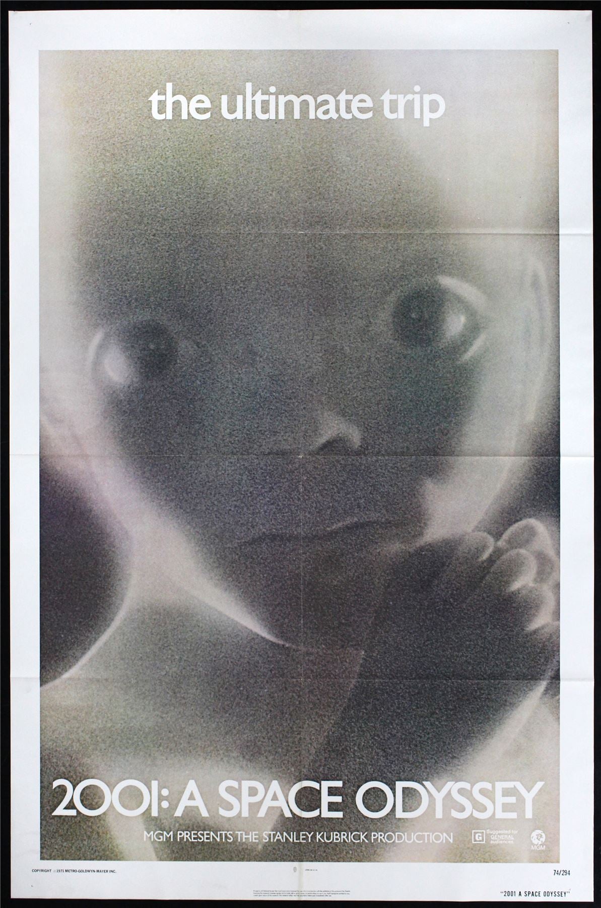 Original 2001: A Space Odyssey movie poster