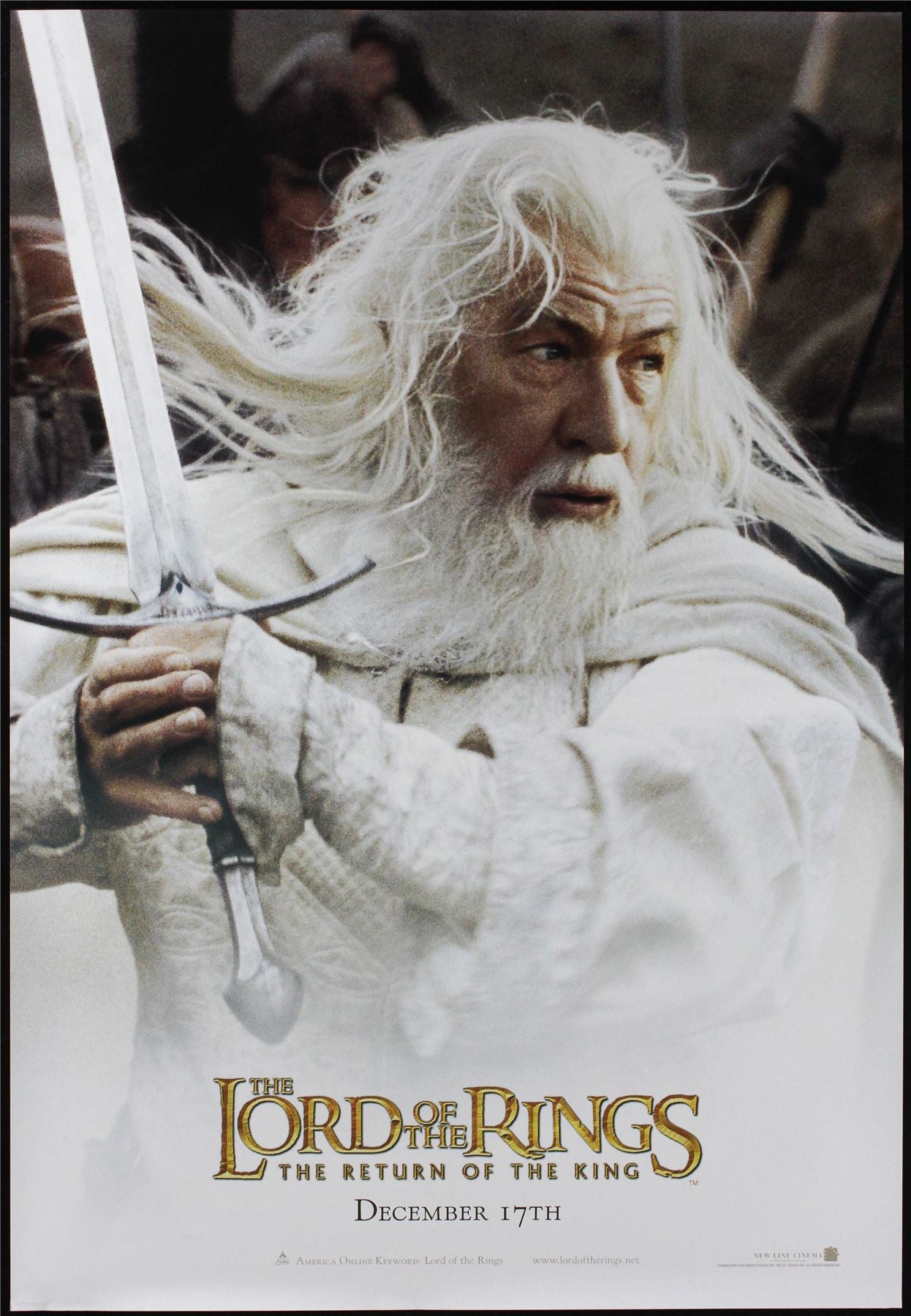Original Lord of the Rings: Return of the King movie poster