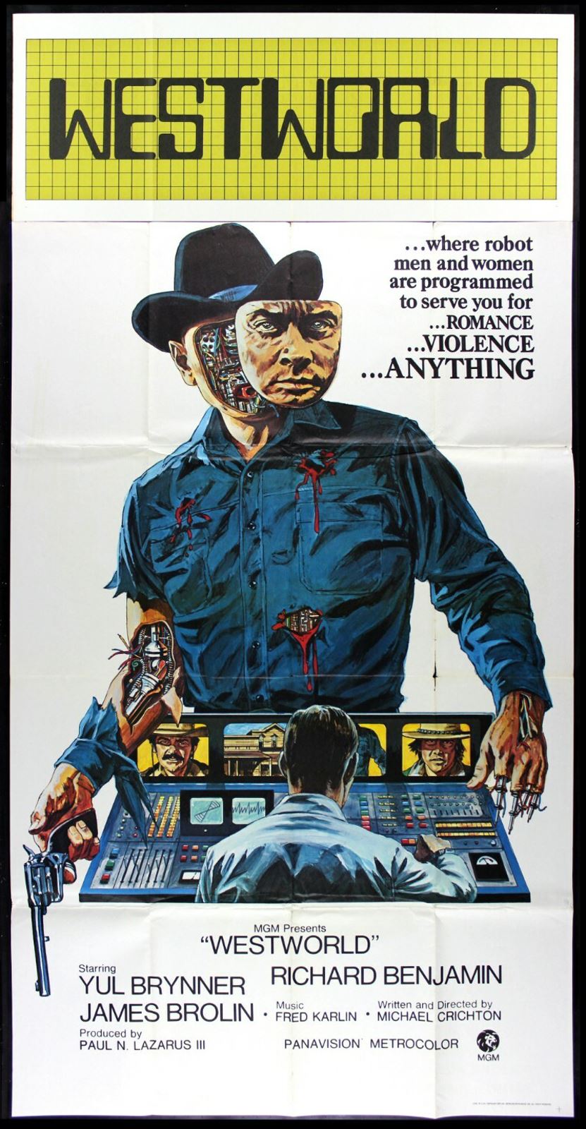 Original Westworld movie poster