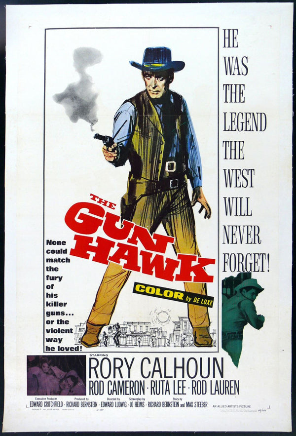 Original The Gun Hawk movie poster