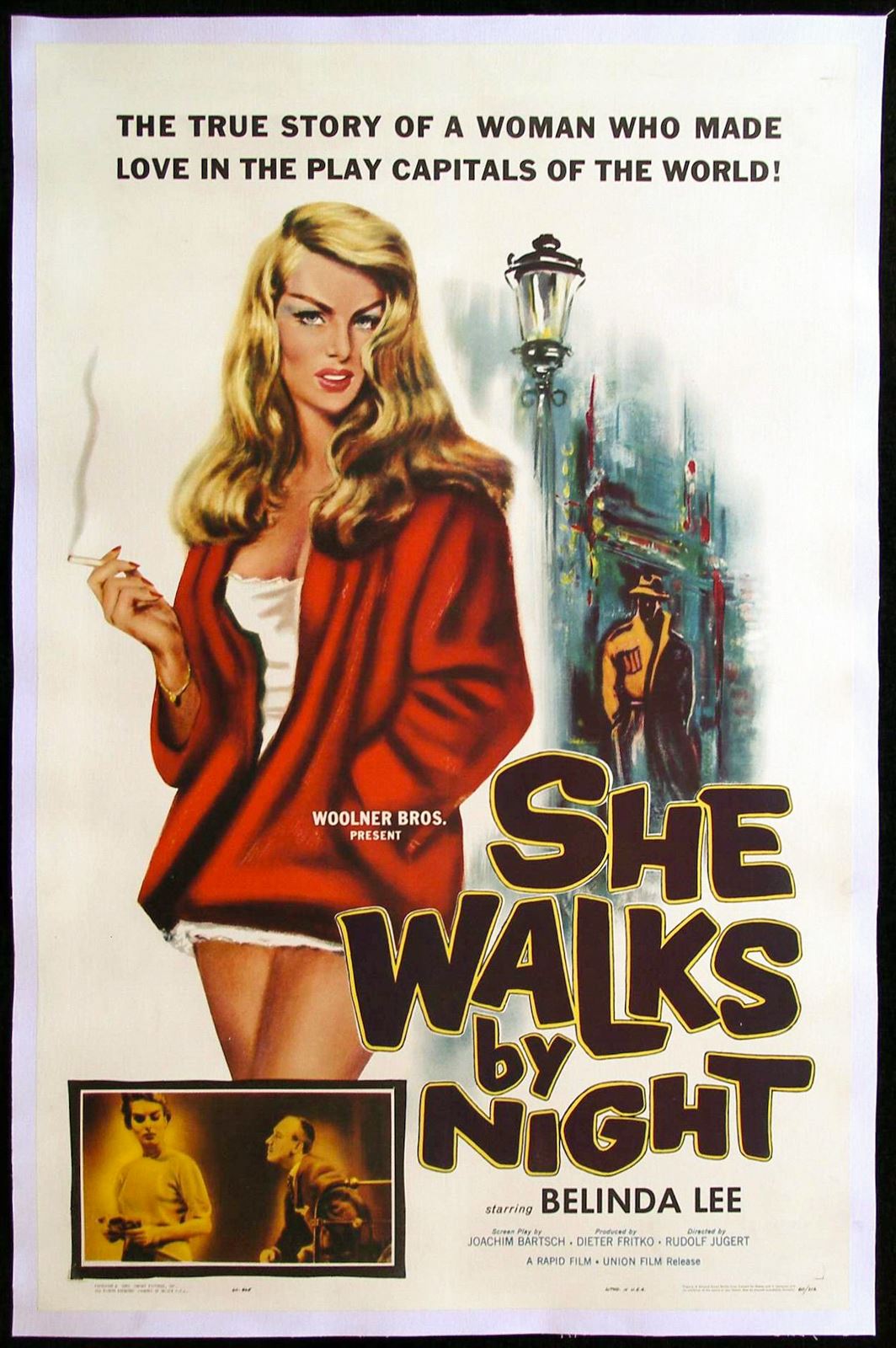 Original She Walks by Night movie poster