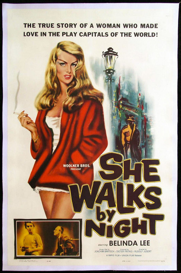 Original She Walks by Night movie poster