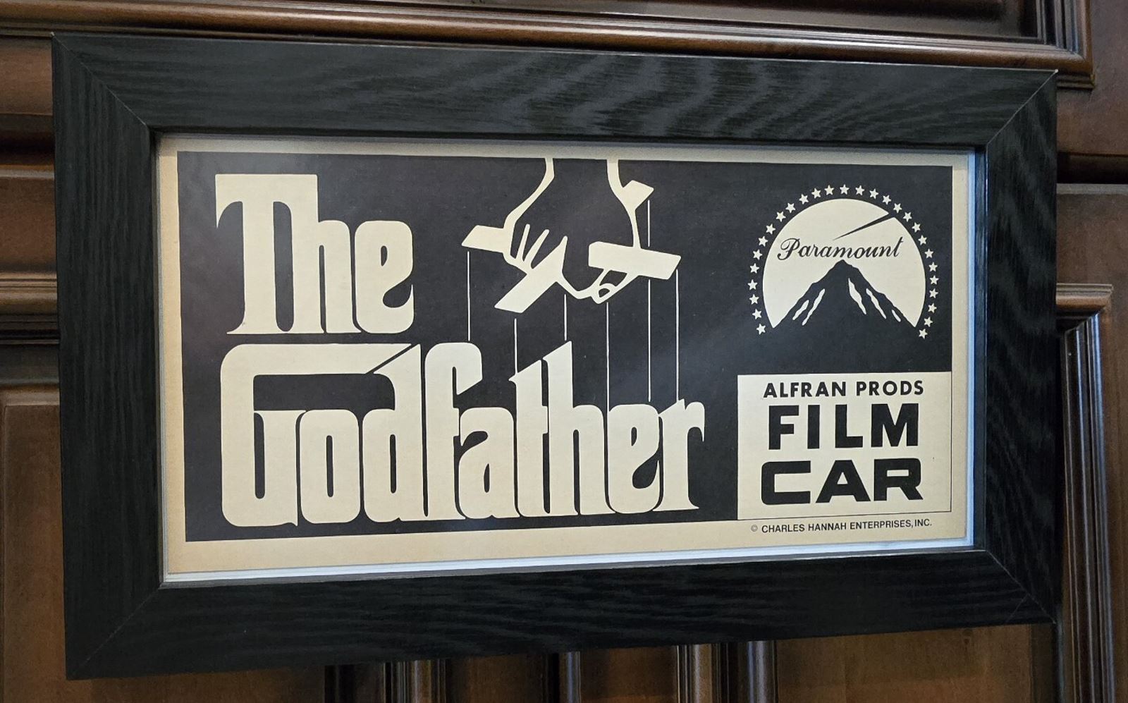 Original The Godfather movie poster
