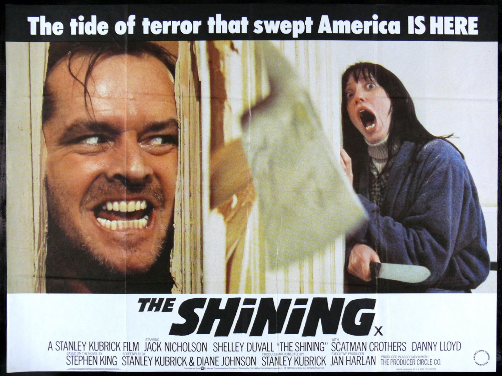 Original The Shining movie poster