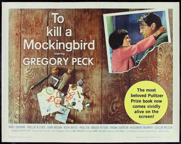Original To Kill a Mockingbird movie poster