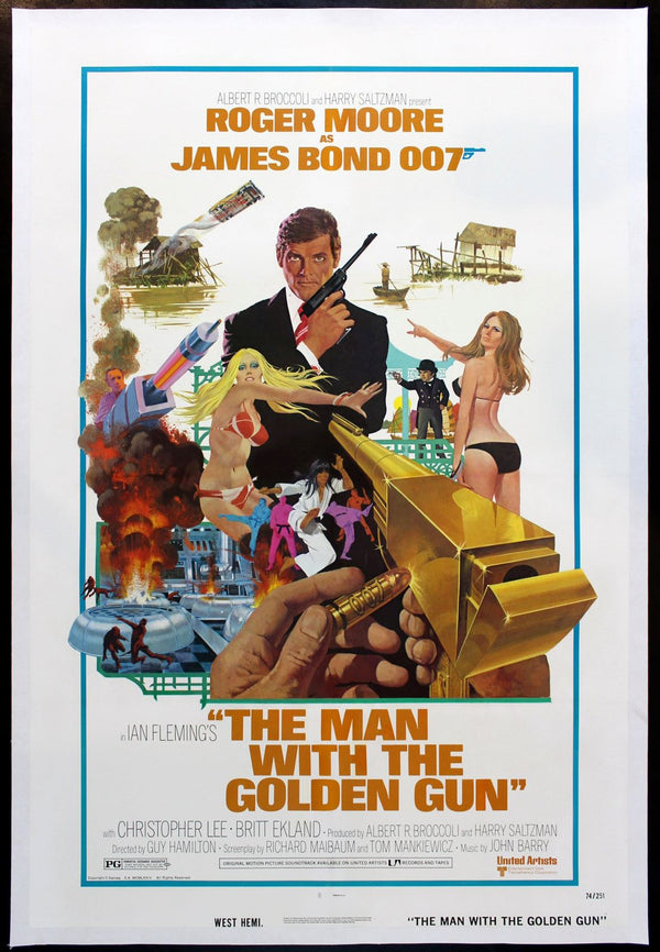 Original The Man with the Golden Gun movie poster