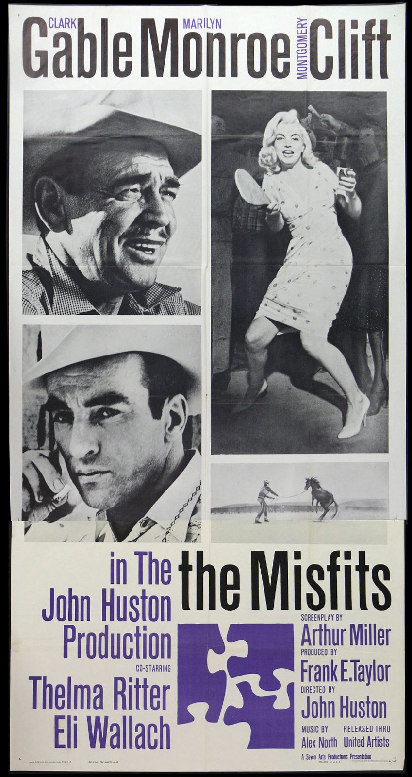 Original The Misfits movie poster