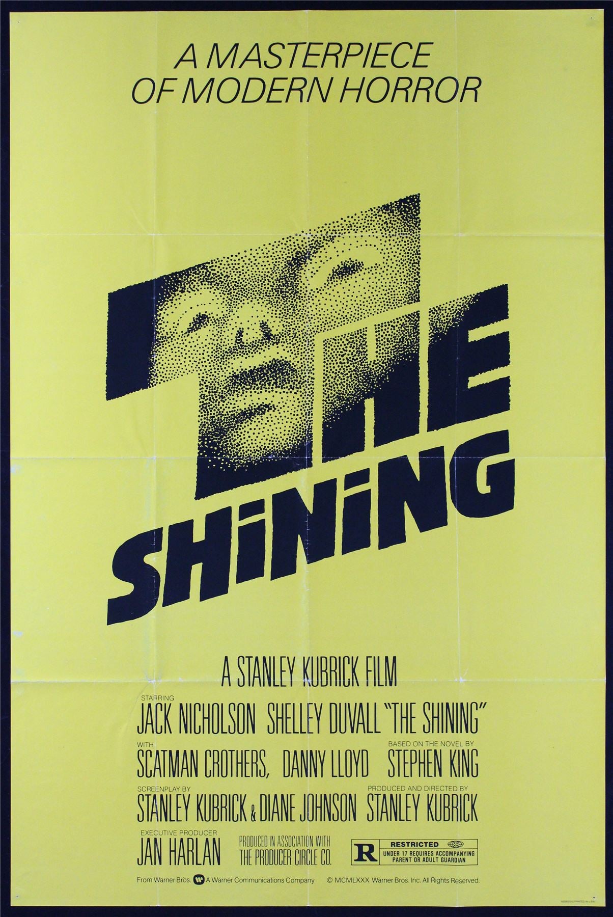 Original The Shining movie poster