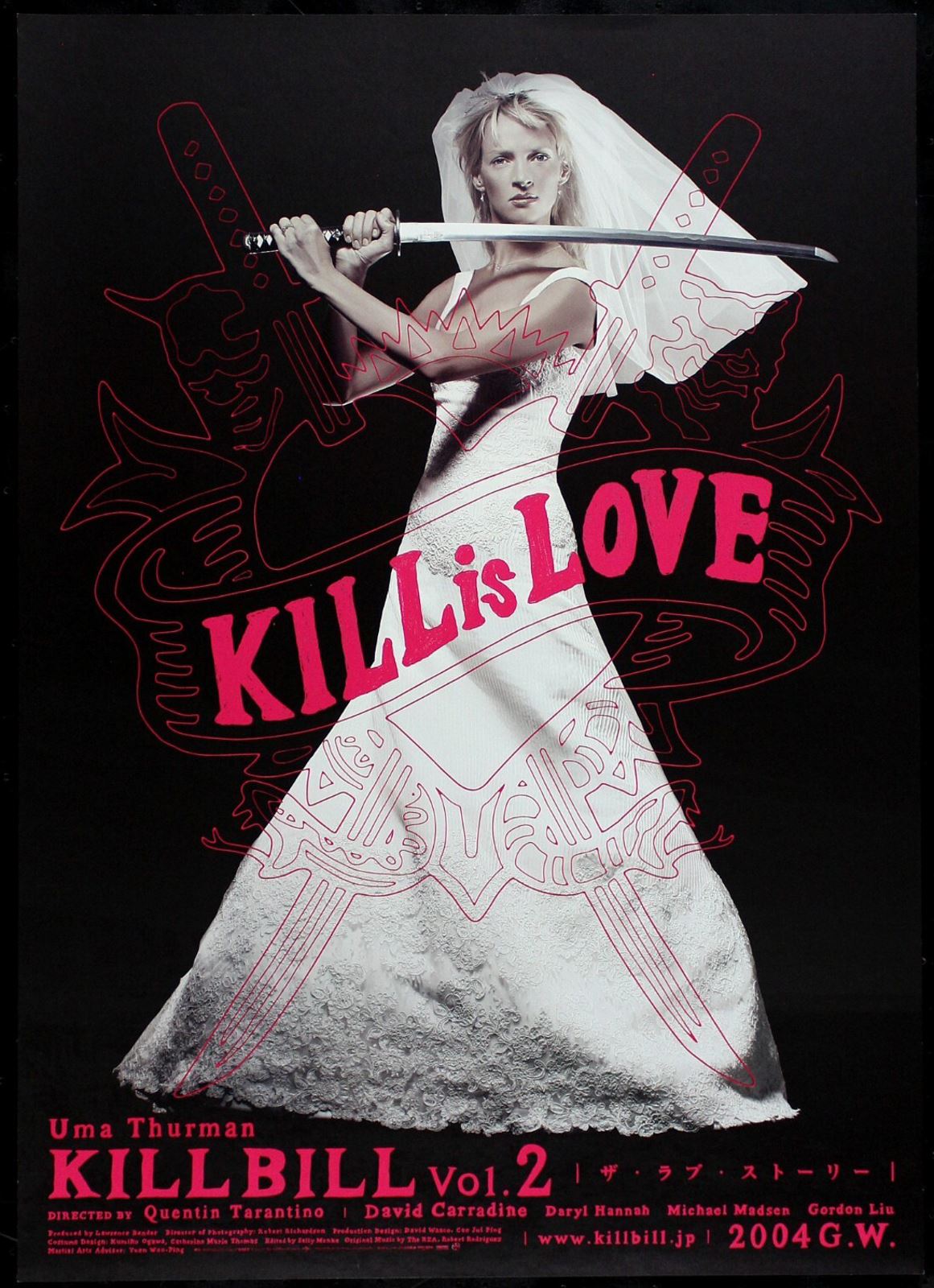 Original Kill Bill: Vol. 2 movie poster