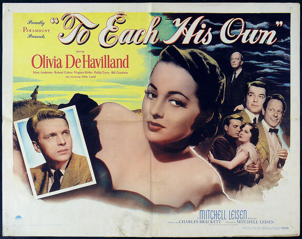 Original To Each His Own movie poster