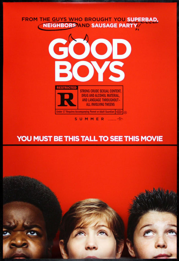 Original Good Boys movie poster