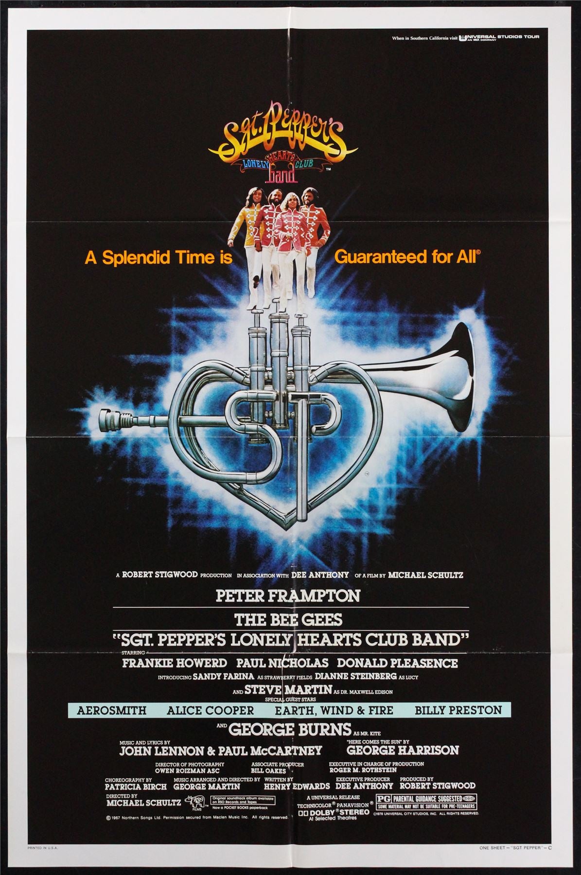 Original Sgt. Pepper's Lonely Hearts Club Band movie poster