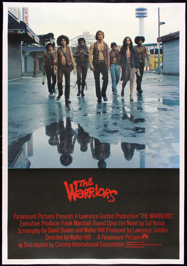 Original The Warriors movie poster