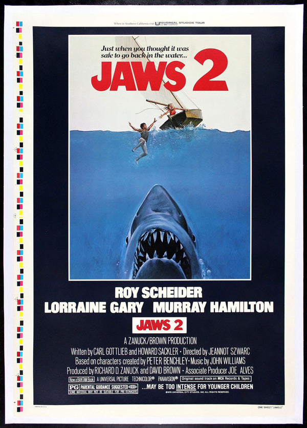 Original Jaws 2 movie poster