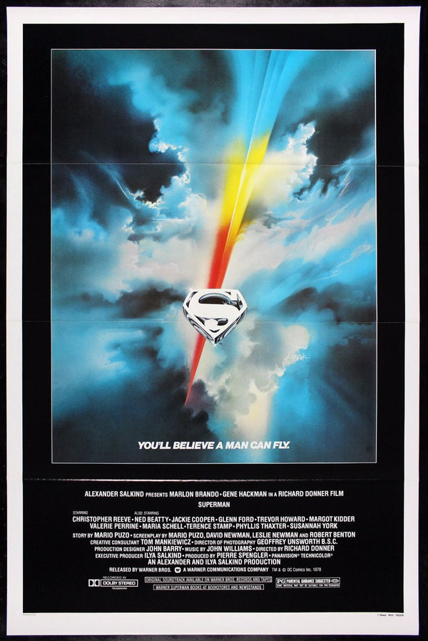 Original Superman movie poster