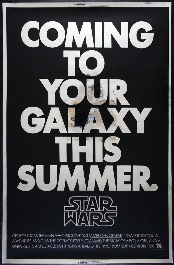 Original Star Wars movie poster