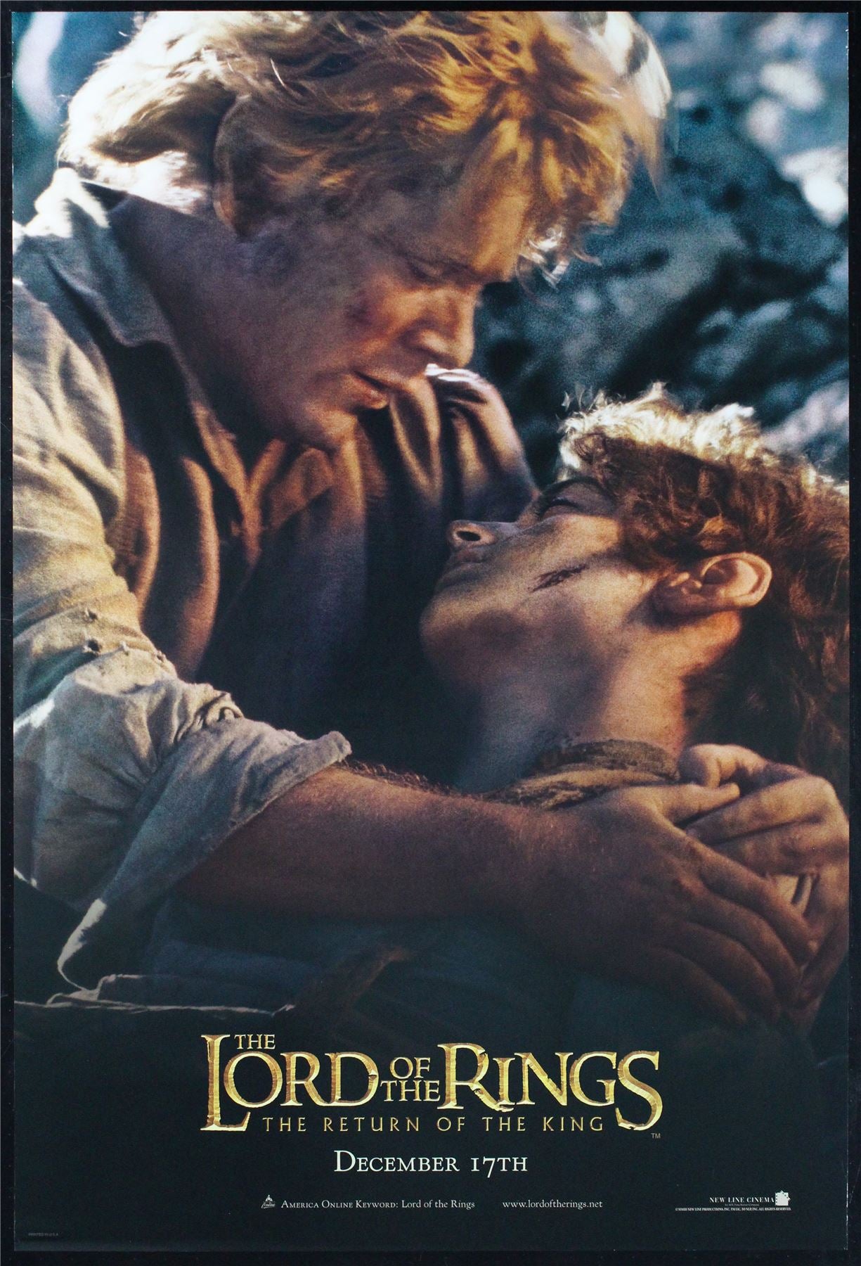 Original Lord of the Rings: Return of the King movie poster