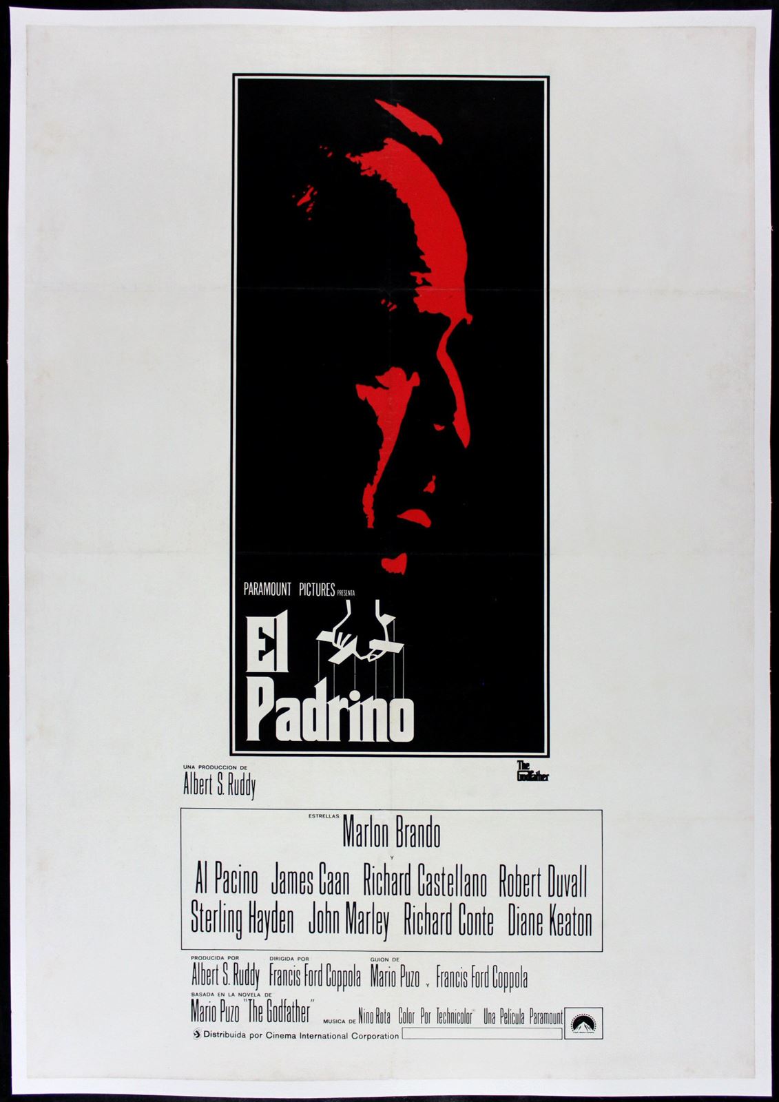 Original The Godfather movie poster