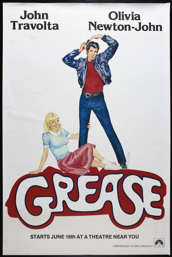 Original Grease movie poster