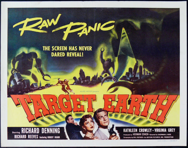 Original Target Earth movie poster