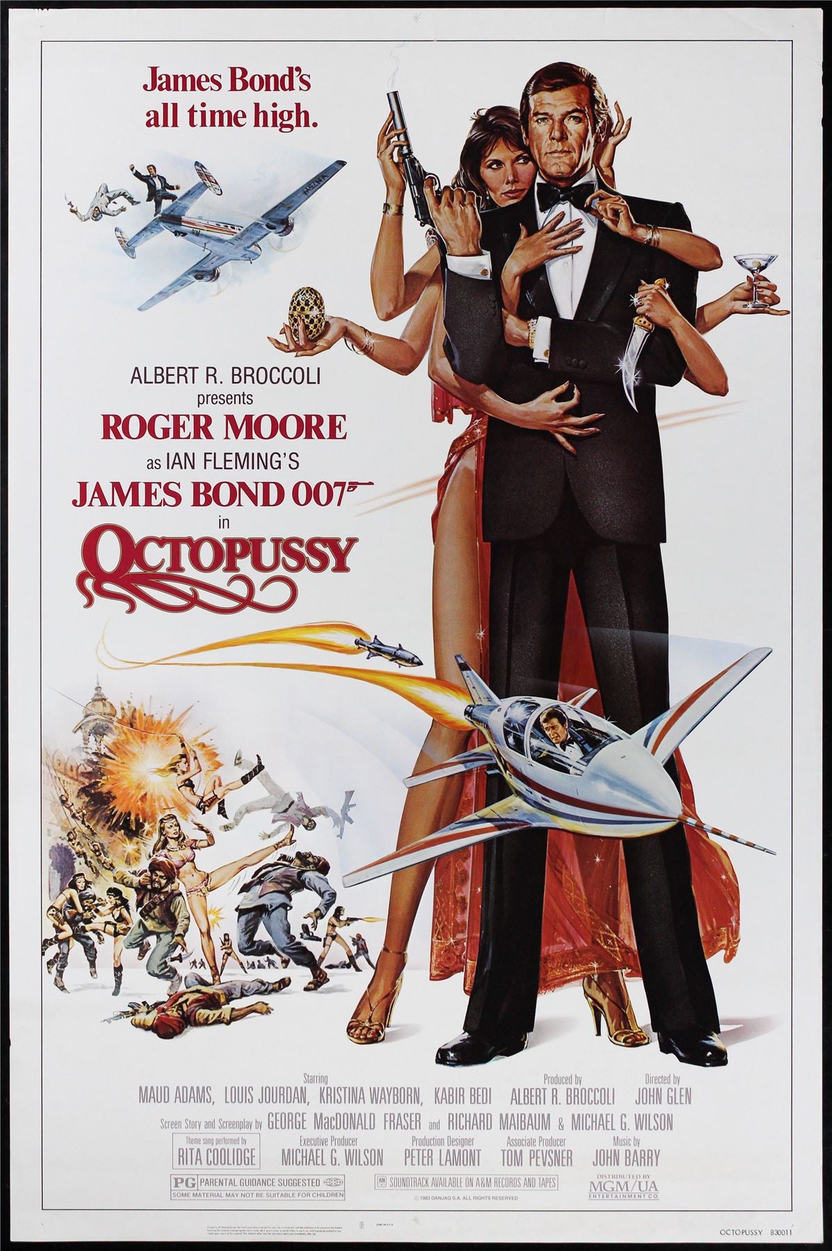 Original Octopussy movie poster