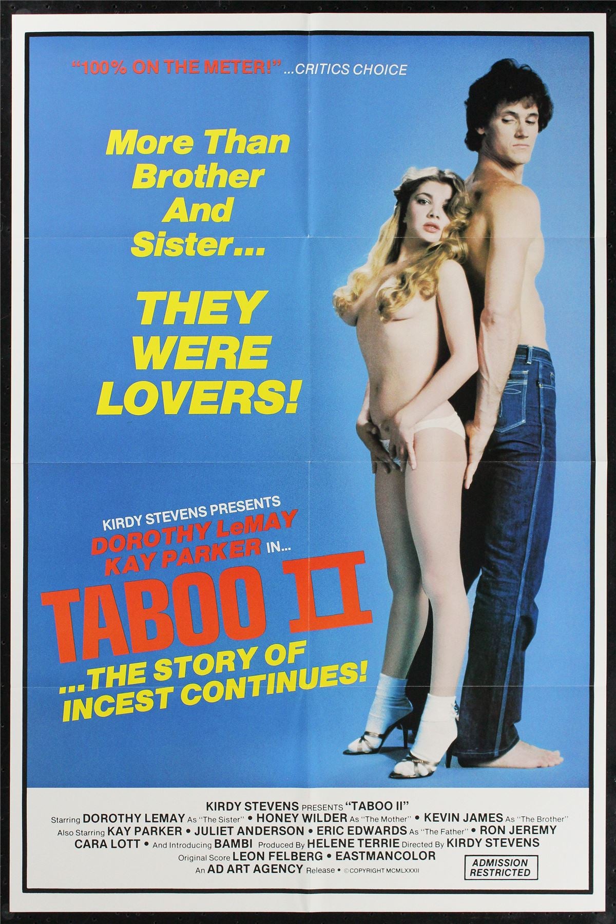 Original Taboo II movie poster