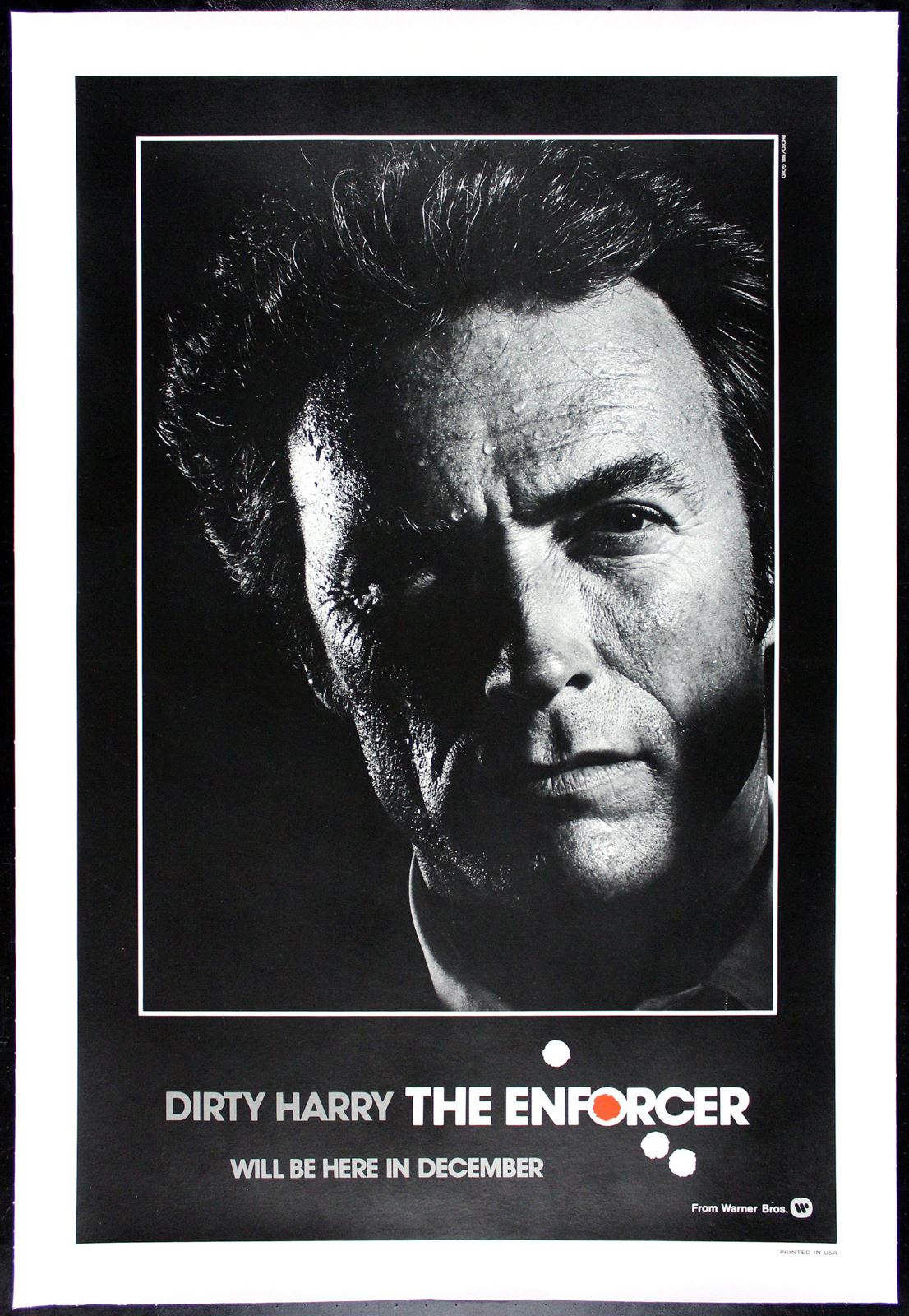 Original The Enforcer movie poster