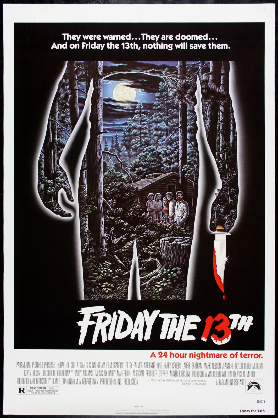 Original Friday the 13th movie poster
