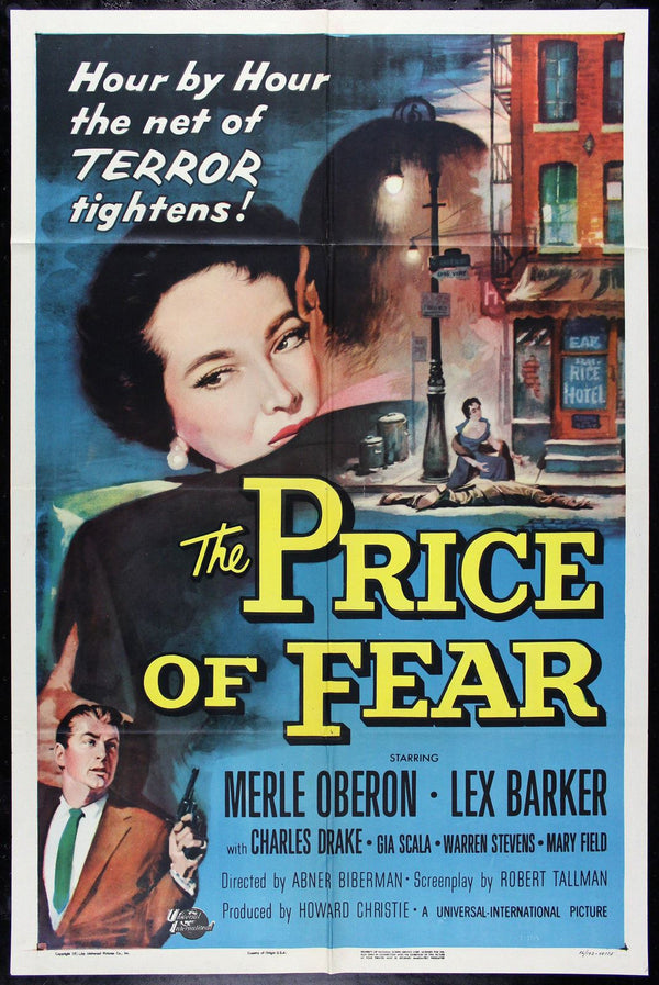 Original The Price of Fear movie poster