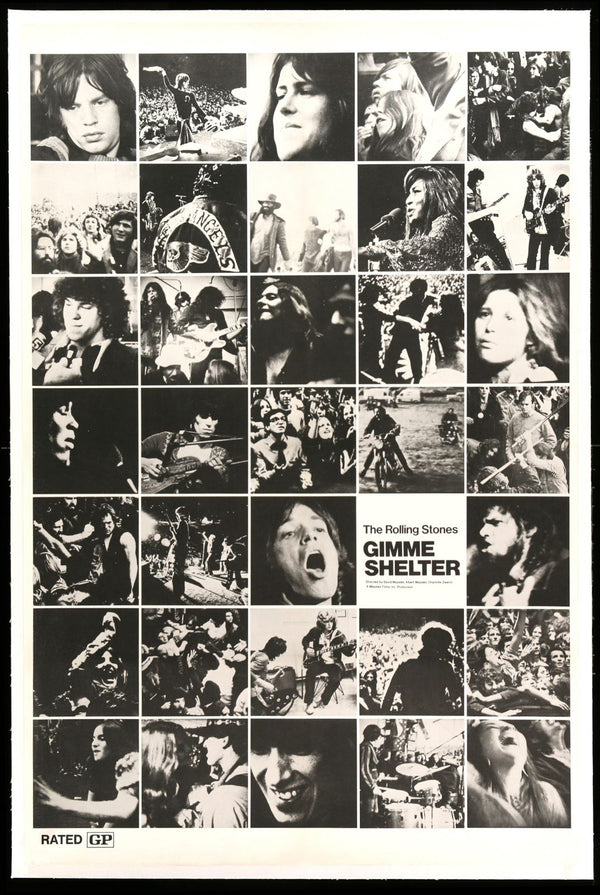 Original Gimme Shelter movie poster
