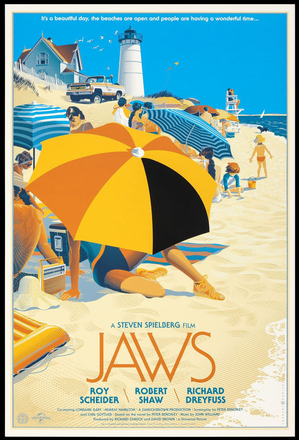 Original Jaws movie poster