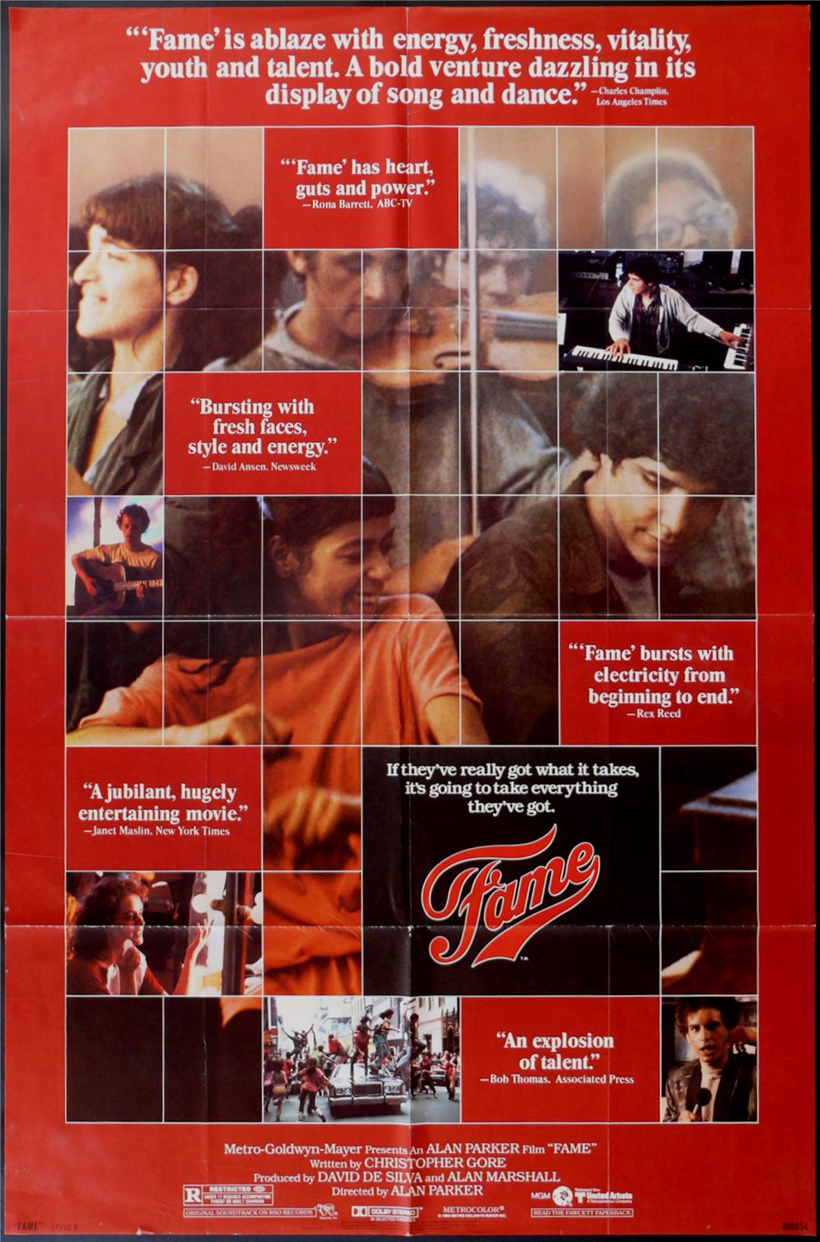 Original Fame movie poster