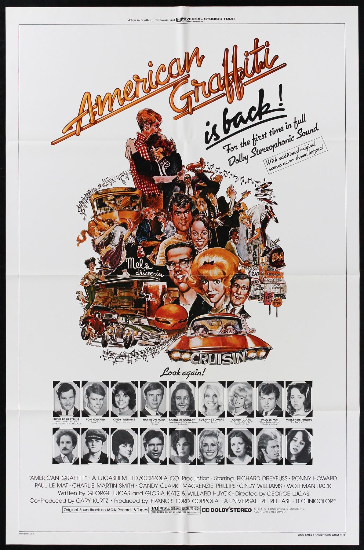 Original American Graffiti movie poster