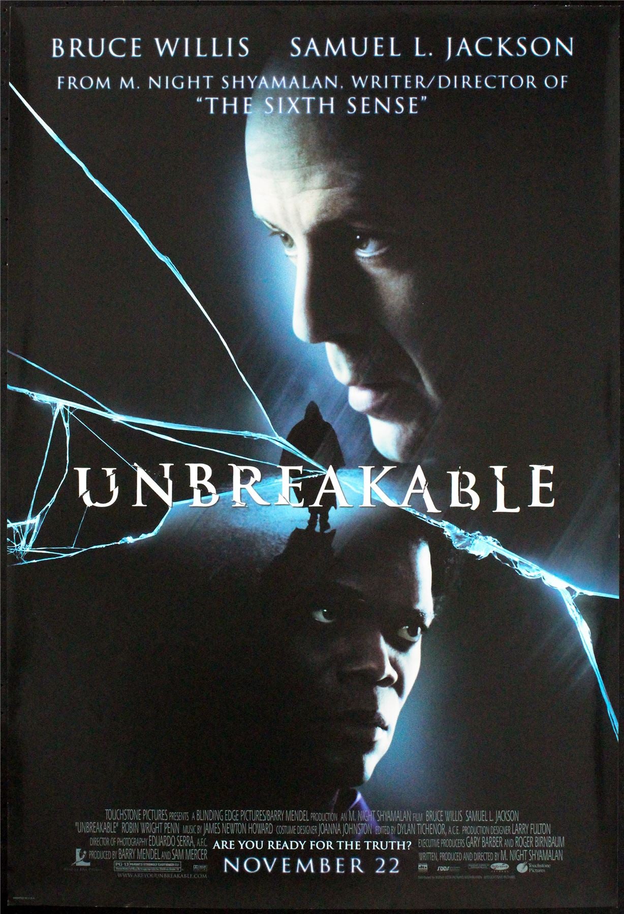 Original Unbreakable movie poster