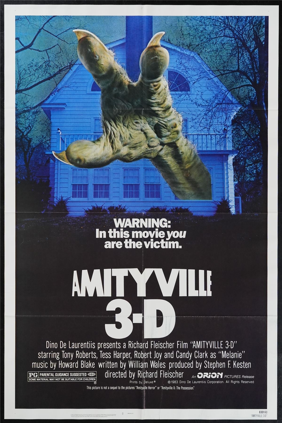 Original Amityville 3-D movie poster