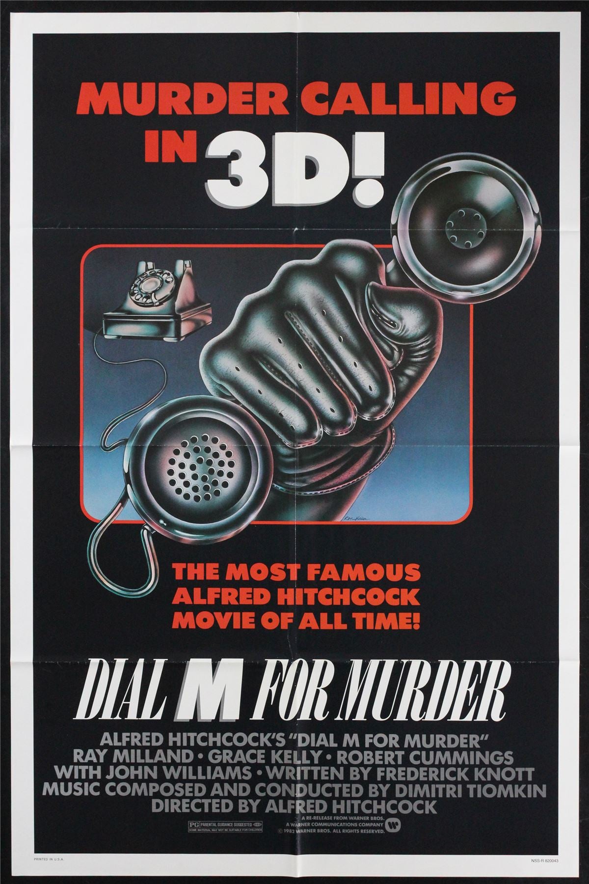 Original Dial M for Murder movie poster
