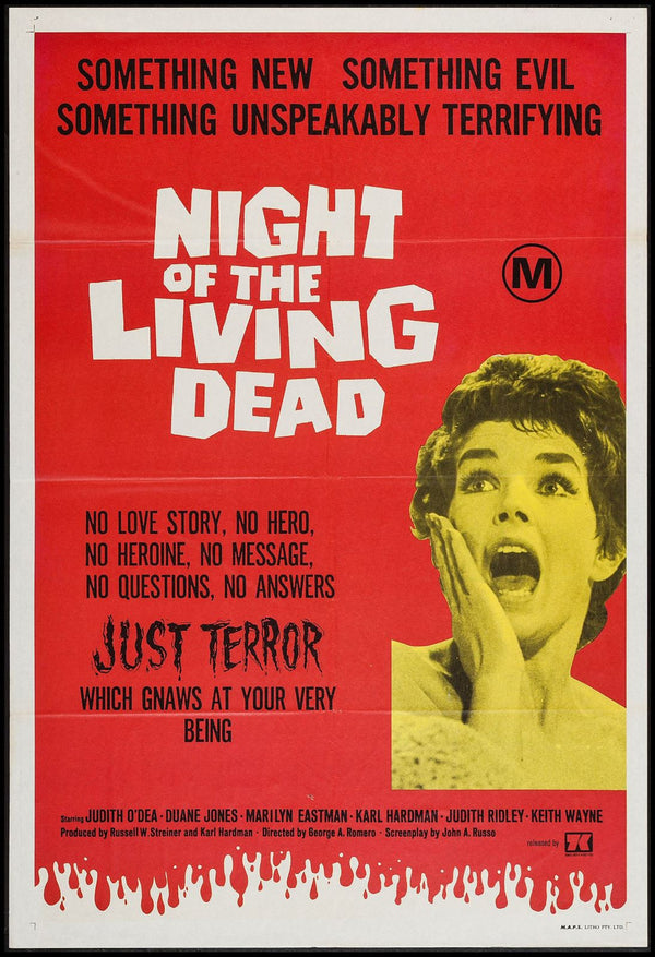Original Night of the Living Dead movie poster