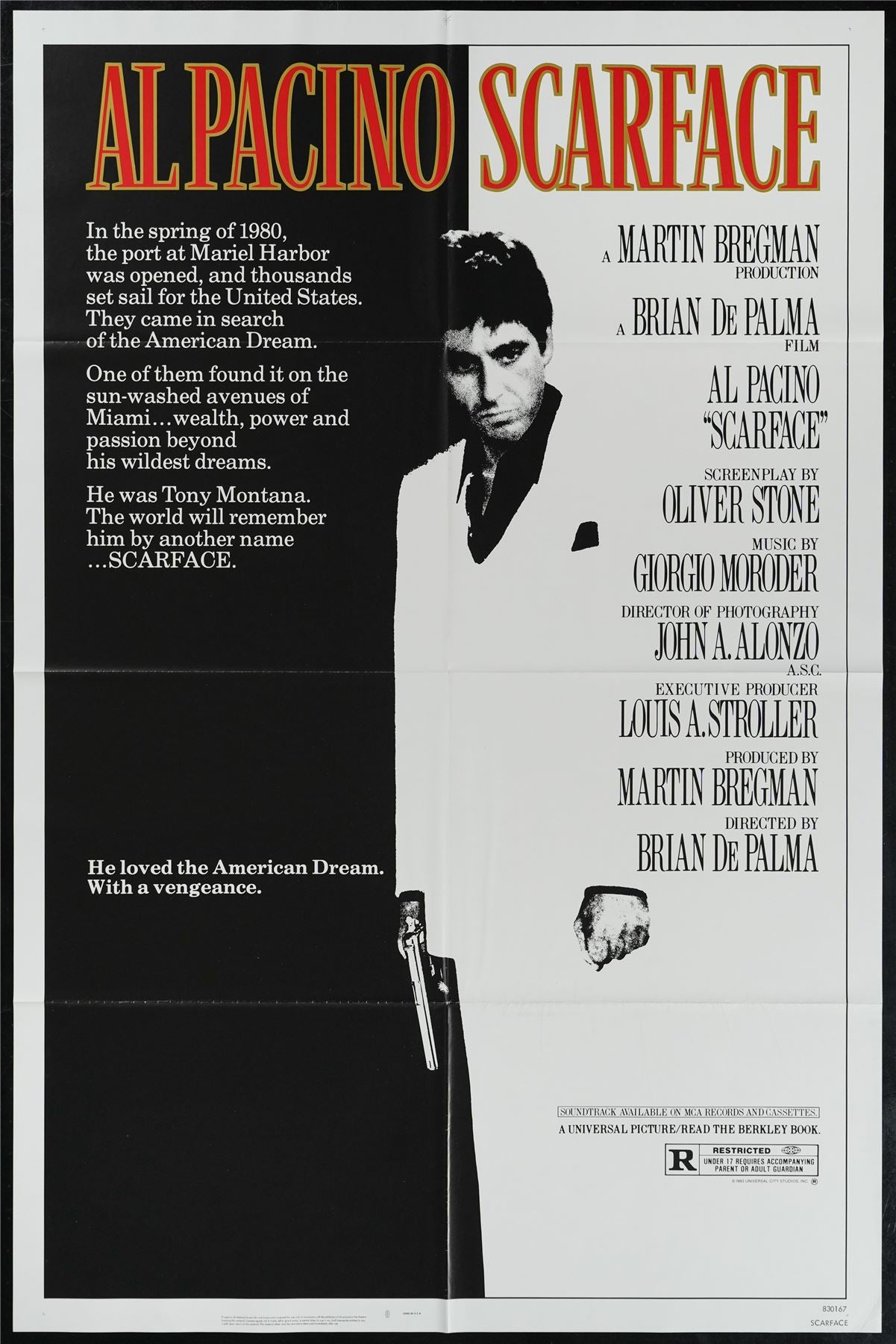 Original Scarface movie poster